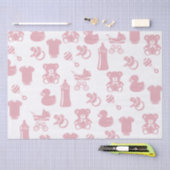 Pink Baby Dusche Seidenpapier (Handwerk)