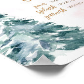 Pink Baby Es ist kalt draußen Mama Osa Bar Poster (Ecke)