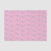 Pink Baby Feet Muster Seidenpapier (Vorderseite)