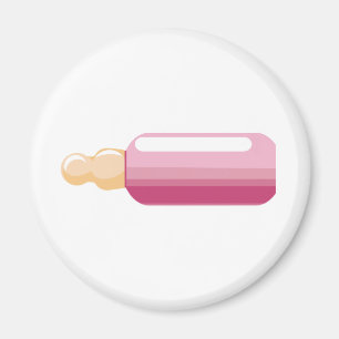 Pink-Baby Flasche New Baby Girl Magnet