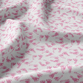 Pink Baby Footprint Muster Stoff