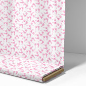 Pink Baby Footprint Muster Stoff