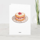 Pink Baby Foto Happy Birthday Oma Card Karte (Rückseite)