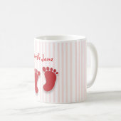 Pink baby girl - Baby Dusche Gefallen Kaffeetasse (VorderseiteRechts)
