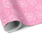 pink, baby girl, baby dusche, herringbone, pattern geschenkpapier (Rolleneckpunkt)