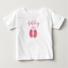 Pink Baby Girl Ballerina Ballerina Schuhtänzer T-shirt