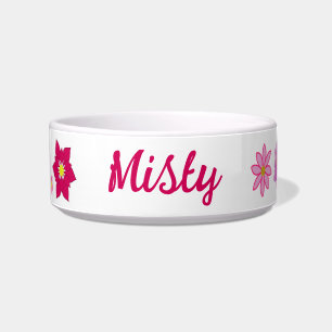 Pink Baby Girl Butterfets and Blume Individuelle N Napf