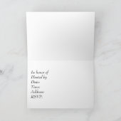 Pink Baby Girl Dusche Einladung (Innenseite)