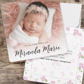 Pink Baby Girl Foto Vorlage Bläserin