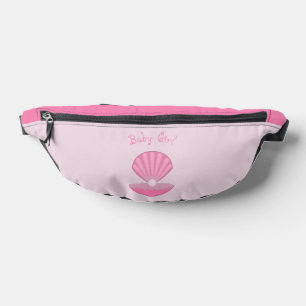 Pink Baby Girl Oyster Muschel und Pearl Custom Bauchtasche