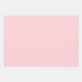 Pink Baby Girl Wrapping Paper Flachblatt Set 3 Geschenkpapier Set (Vorderseite 3)