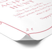 Pink Baby is Brewing Schnuller-Schild Poster (Ecke)