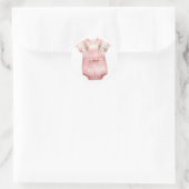 Pink Baby Kleidung Stickers (Tasche)