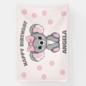 Pink Baby Koala Bear Banner (Vertikal)
