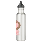 Pink Baby Lion Edelstahlflasche (Rechts)