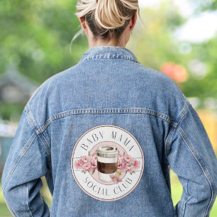 Pink Baby Mama Social Club Jeansjacke