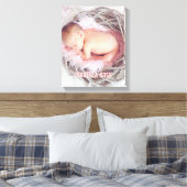 Pink Baby Name Foto Leinwanddruck (Insitu (Schlafzimmer))