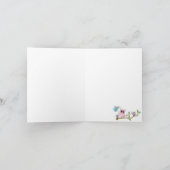 Pink Baby Owl Baby Dusche Danke (Innenseite)