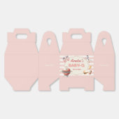 Pink Baby-Q Baby Dusche Gefälligkeitsboxen Geschenkschachtel (Ungeklappt)