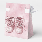 Pink Baby Shoes Gefälligkeitsbox Geschenkschachtel (Rückseite)