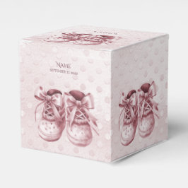 Pink Baby Shoes Gefälligkeitsbox Geschenkschachtel