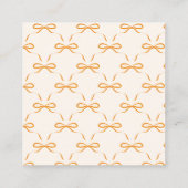 Pink Baby Shower Diaper Raffle Entry Card Begleitkarte (Rückseite)