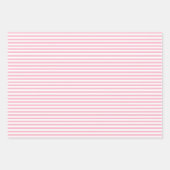 Pink Baby Shower Sortiment Geschenkpapier Set (Vorderseite 2)