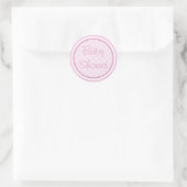 Pink Baby Shower Stickers (Tasche)