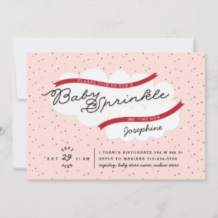Pink Baby Sprinkdusche Einladung