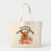 Pink Baby Tote Bag – Custom Name & Deer Design