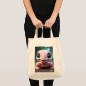 Pink Baby Turtle Grocery Tasche (Vorderseite (Produkt))