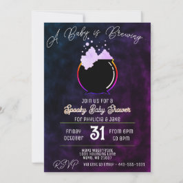 Pink Baby wird brauen Einladung