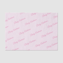 Pink-Babydusche-Papiertaschentuch Seidenpapier
