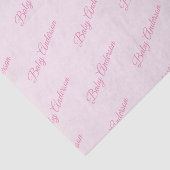 Pink-Babydusche-Papiertaschentuch Seidenpapier (Ausschnitt)