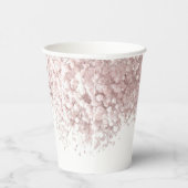 Pink Baby's Atem Taufen Pappbecher (Rechts)