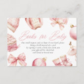 Pink Baby's Cold Outside Books for Baby Begleitkarte (Vorderseite)