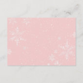 Pink Baby's Cold Outside Books for Baby Begleitkarte (Rückseite)