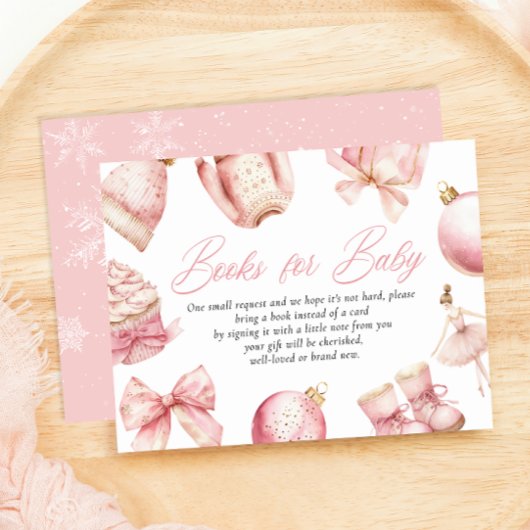 Pink Baby's Cold Outside Books for Baby Begleitkarte