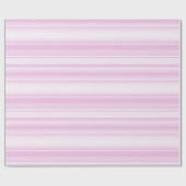 Pink-Babystreifen Geschenkpapier (Flach)