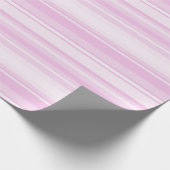 Pink-Babystreifen Geschenkpapier (Ecke)