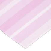 Pink-Babystreifen Tischdecke (Schrägansicht)