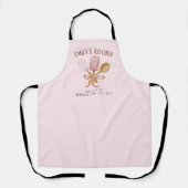 Pink Backen Utensitic Bäckerei Konditorei Koch Nie Schürze (Vorderseite)