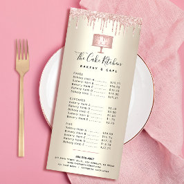 Pink Bäckerei Kuchen Glitzer Konditorei Koch Menü 