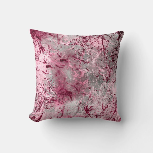 pink backgroundart, deco, pattern, abstract, aged, kissen (Vorderseite)