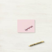 Pink-Bacon-Strip-Feinschmecker Putz-Putz Post-it Klebezettel (Auf Schreibtisch)