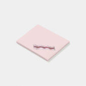 Pink-Bacon-Strip-Feinschmecker Putz-Putz Post-it Klebezettel (angewinkelt)