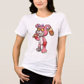 Pink Bad Bear Tri-Blend Shirt (Vorderseite)