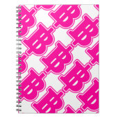PINK BAHT SIGN ฿ thailändischer ฿ Notizblock (Vorderseite)