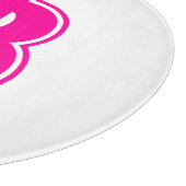 PINK BAHT SIGN ฿ thailändischer ฿ Schneidebrett (Ecke)