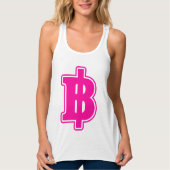 PINK BAHT SIGN ฿ thailändischer ฿ Tank Top (Vorderseite)